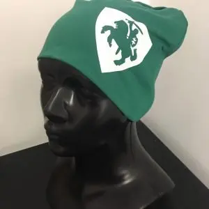 Žalia unisex (moteriška, vyriška) kepurė herbas