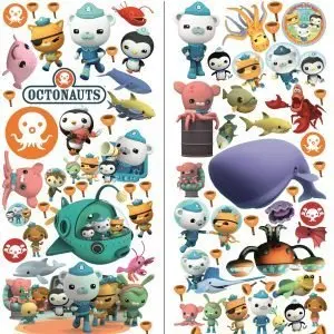 „Octonauts“ 3D vaikų kambario sienų lipdukai