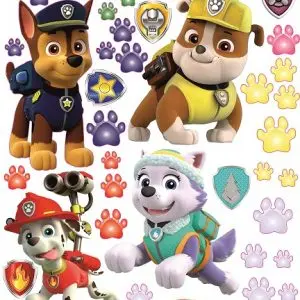 „Paw patrol komanda“ 3D vaikų kambario sienų lipdukai