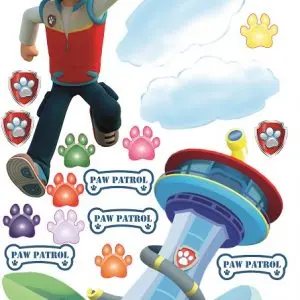 „Paw patrol komanda“ 3D vaikų kambario sienų lipdukai