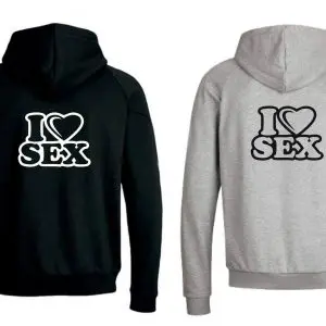Vyriškas džemperis I love sex